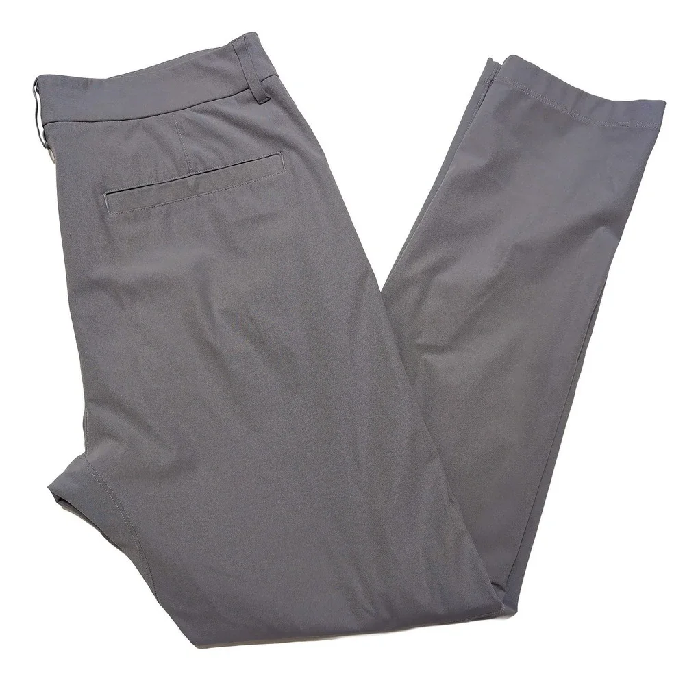 LULULEMON Men's Commission Slim Fit Pants M5439S Gray ~ 32 x 31